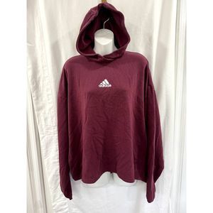 Adidas Woman Sweatshirt  Size XL New With Tag Color Wine/Burganday